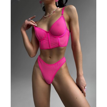 Indulge with Skimulous Luxury in Solid Seemly Sets on Woman 2 Pieces See lingerie meaning